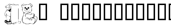 LCR Prestigious Teddies font preview